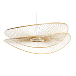 Deckenlampe DKD Home Decor Braun Bambus 50 W 100 x 100 x 25 cm