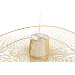 Deckenlampe DKD Home Decor Weiß natürlich Bambus 50 W 100 x 100 x 32 cm