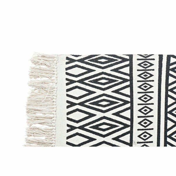 Teppich DKD Home Decor Schwarz Weiß (120 x 180 x 0,7 cm)