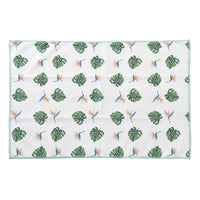 Küchentuch DKD Home Decor Grau Tropical 3 Stücke
