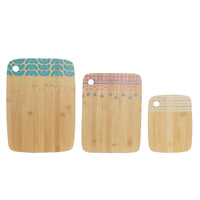 Schneidebrett-Set DKD Home Decor Tropical