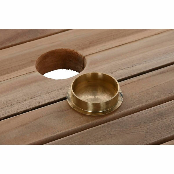 Esstisch DKD Home Decor Braun Ausziehbar Teakholz (180 x 120 x 75 cm)