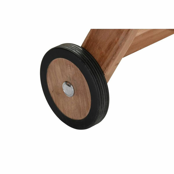 Solseng DKD Home Decor Braun Mit Rädern Teakholz (200 x 65 x 36 cm)