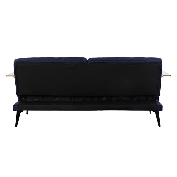 Schlafsofa DKD Home Decor Blau Braun Schwarz Metall Moderne Urban 203 x 87 x 81 cm