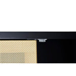 Schrank DKD Home Decor 80 x 38 x 160 cm Tanne natürlich Schwarz