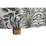 Fußstütze DKD Home Decor Beige Polyester MDF grün Tropical (80 x 80 x 43 cm)