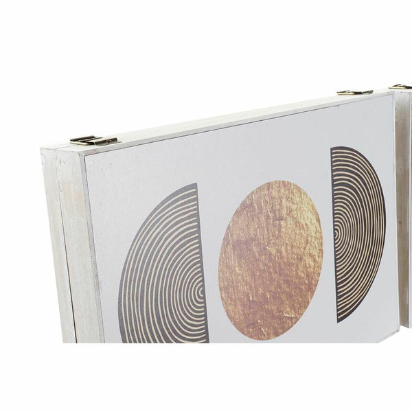 Dekorative Box DKD Home Decor Schwarz Gold Holz MDF (2 Stück)