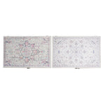 Dekorative Box DKD Home Decor Bunt Holz MDF Ethnisch Araber Zähler (2 Stück)