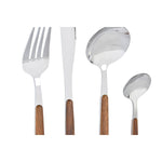 Besteck DKD Home Decor Silberfarben natürlich Edelstahl (3 x 2 x 21 cm)