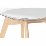 Esszimmerstuhl DKD Home Decor Weiß Holz Polycarbonat (Restauriert A)
