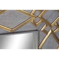 Wandspiegel DKD Home Decor Grau Gold Moderne 154 x 5 x 92 cm