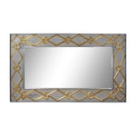 Wandspiegel DKD Home Decor Grau Gold Moderne 154 x 5 x 92 cm