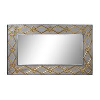 Wandspiegel DKD Home Decor Grau Gold Moderne 154 x 5 x 92 cm