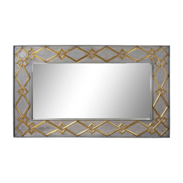 Wandspiegel DKD Home Decor Grau Gold Moderne 154 x 5 x 92 cm