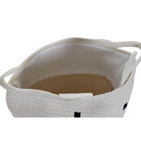 Korbsatz DKD Home Decor Weiß Für Kinder Tier 35 x 35 x 49 cm