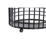 Abtropfbehälter für Besteck DKD Home Decor Raster Schwarz Metall Loft (11,5 x 11,5 x 16 cm)