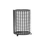Abtropfbehälter für Besteck DKD Home Decor Raster Schwarz Metall Loft (11,5 x 11,5 x 16 cm)