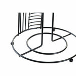 Küchenpapierrollenhalterung DKD Home Decor Schwarz Metall (18,5 x 18,5 x 31,5 cm)