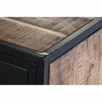 Anrichte DKD Home Decor Braun Schwarz Metall Mango-Holz (160 x 40 x 90 cm)