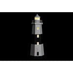 Leuchtende Dekoration DKD Home Decor 16 x 14 x 42 cm Holz Leuchtturm