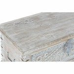 Truhe DKD Home Decor 88 x 40 x 45 cm Weiß Messing Mango-Holz