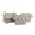 Korb-Set DKD Home Decor Polyester Randbereich (40 x 30 x 30 cm)