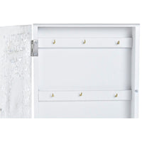 Schlüsselschrank DKD Home Decor Weiß Holz MDF (22 x 6 x 26 cm)