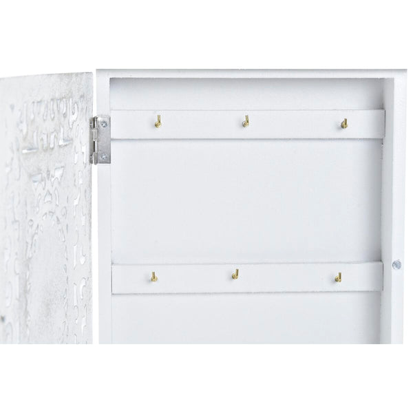 Schlüsselschrank DKD Home Decor Weiß Holz MDF (22 x 6 x 26 cm)