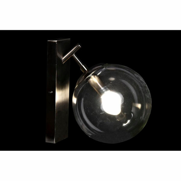 Wandleuchte DKD Home Decor 25W Kristall Silberfarben Metall 220 V (20 x 25 x 27 cm)