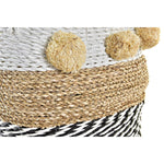 Korb-Set DKD Home Decor Weiß Schwarz Beige Seegras 34 x 33 x 26 cm 2 Stücke