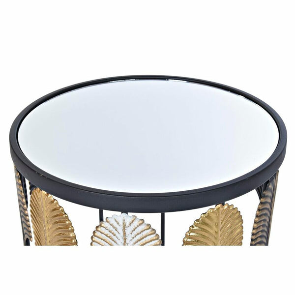 2nd-Set Tischchen DKD Home Decor Schwarz Bunt 46 x 46 x 61 cm