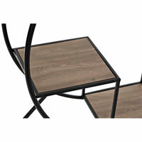 Regal DKD Home Decor Schwarz Hellgrau Metall Tanne 90 x 30 x 100 cm (1)