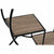 Regal DKD Home Decor Schwarz Hellgrau Metall Tanne 90 x 30 x 100 cm (1)