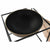 Beistelltisch DKD Home Decor Braun Schwarz Holz Metall 64 x 64 x 62,5 cm