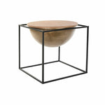 Beistelltisch DKD Home Decor Braun Schwarz Holz Metall 64 x 64 x 62,5 cm