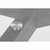 Esstisch DKD Home Decor Kristall Grau Durchsichtig Holz MDF (160 x 90 x 75 cm)