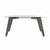 Esstisch DKD Home Decor Kristall Grau Durchsichtig Holz MDF (160 x 90 x 75 cm)