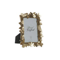 Fotorahmen DKD Home Decor Kristall Gold Harz Schmetterlinge Shabby Chic (15,7 x 1,8 x 24,8 cm)