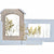 Fotorahmen DKD Home Decor Love Home Holz Blume natürlich (46 x 3 x 39 cm) (2 Stück)