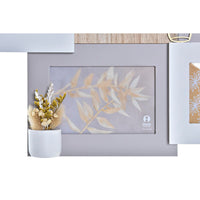 Fotorahmen DKD Home Decor Love Home Holz Blume natürlich (46 x 3 x 39 cm) (2 Stück)