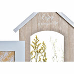 Fotorahmen DKD Home Decor Holz Blume natürlich (42 x 7 x 29 cm) (2 Stück)