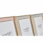 Fotorahmen DKD Home Decor Kristall Holz MDF (26 x 2 x 31 cm) (3 Stück)