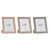 Fotorahmen DKD Home Decor Kristall Holz MDF (26 x 2 x 31 cm) (3 Stück)
