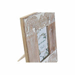 Fotorahmen DKD Home Decor Kristall Elefant Braun Weiß Mango-Holz Indianer (23 x 1,5 x 28 cm)