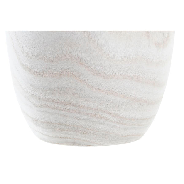 Blumentopf DKD Home Decor Braun natürlich karriert Boho 15 x 15 x 20 cm