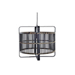 Deckenlampe DKD Home Decor Schwarz Bambus 50 W 40 x 40 x 35 cm