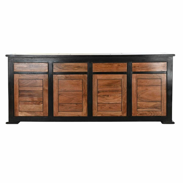 Anrichte DKD Home Decor Schwarz natürlich Akazienholz 200 x 45 x 86 cm