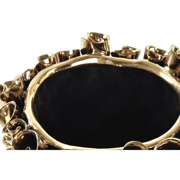 Vase DKD Home Decor Porzellan Gold Moderne (18 x 18 x 23 cm) (18 x 18 x 21 cm)