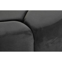 Fußstütze DKD Home Decor Grau 30 % Polyester (85 x 85 x 48 cm)