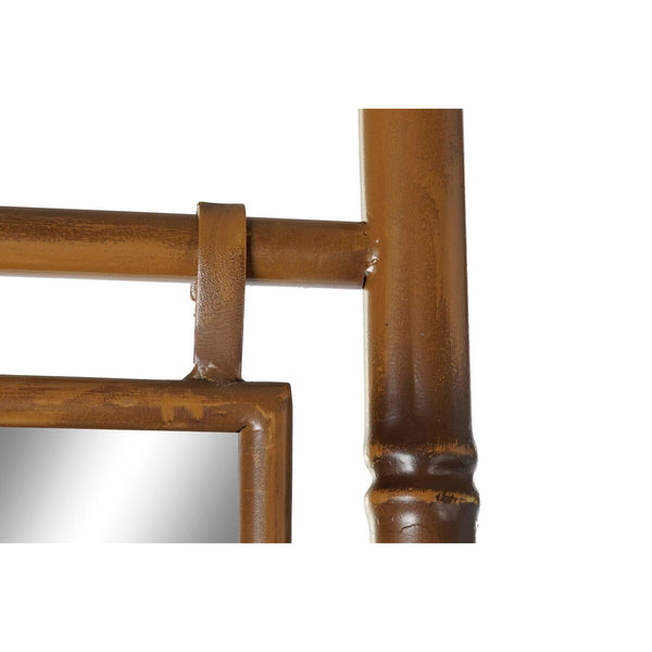 Handtuchständer DKD Home Decor Spiegel Metall Senf (55 x 3 x 190 cm)